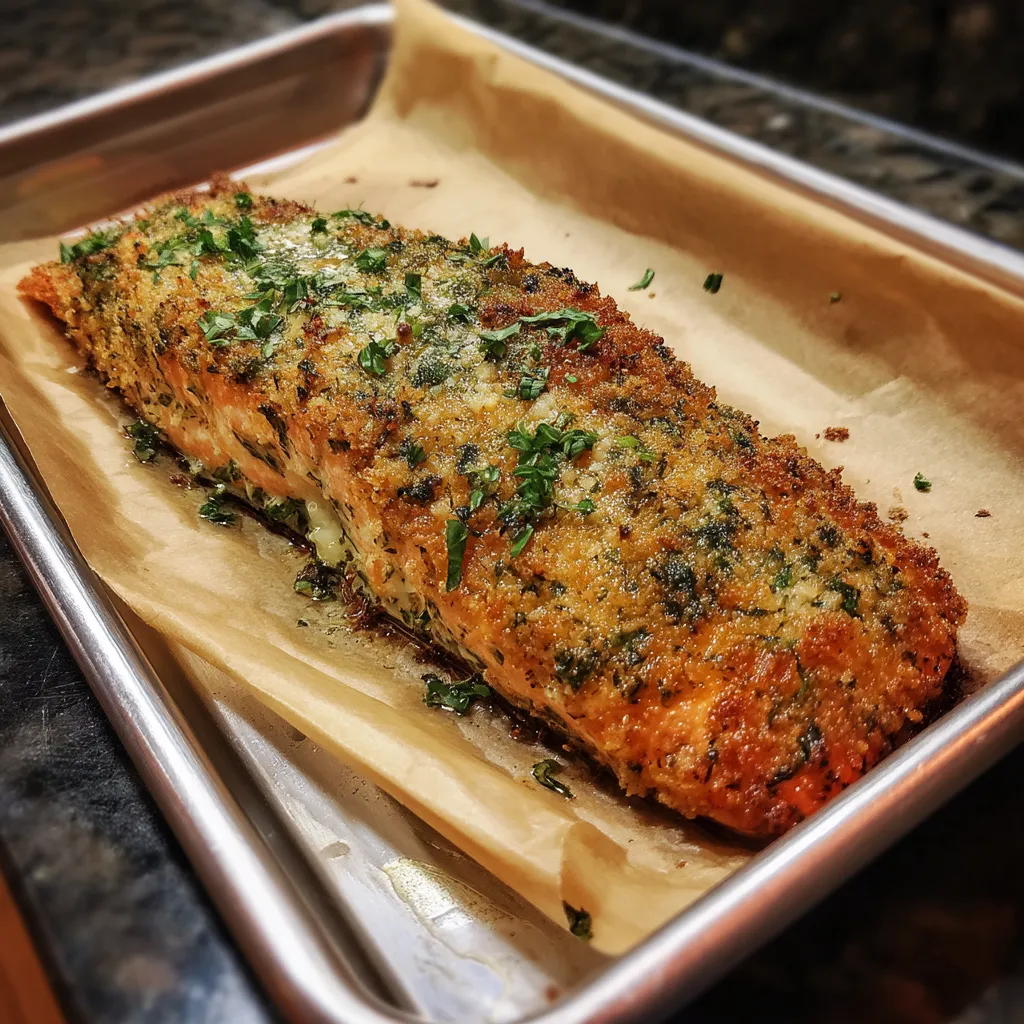 Un poisson grillé sur une plaque de métal.