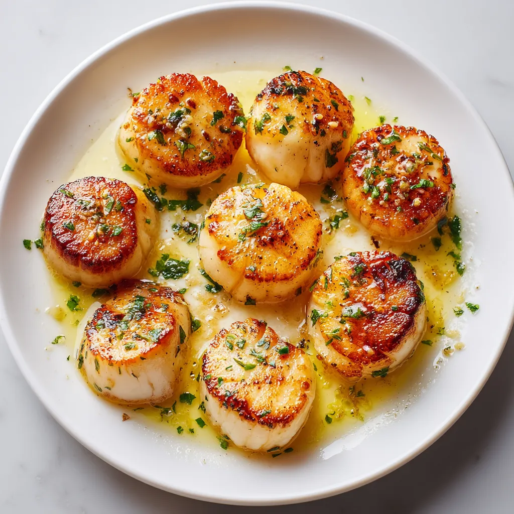 Plate of food with some seafood.