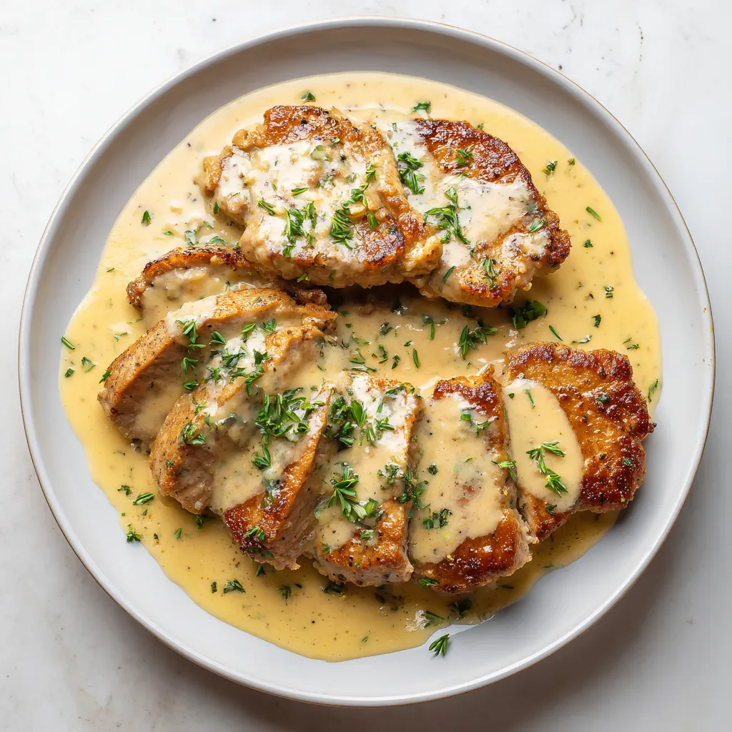 Plate of food with sauce.