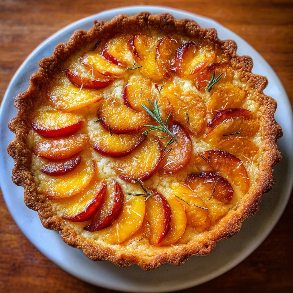 Une tarte aux fruits de mer est servie sur une assiette.