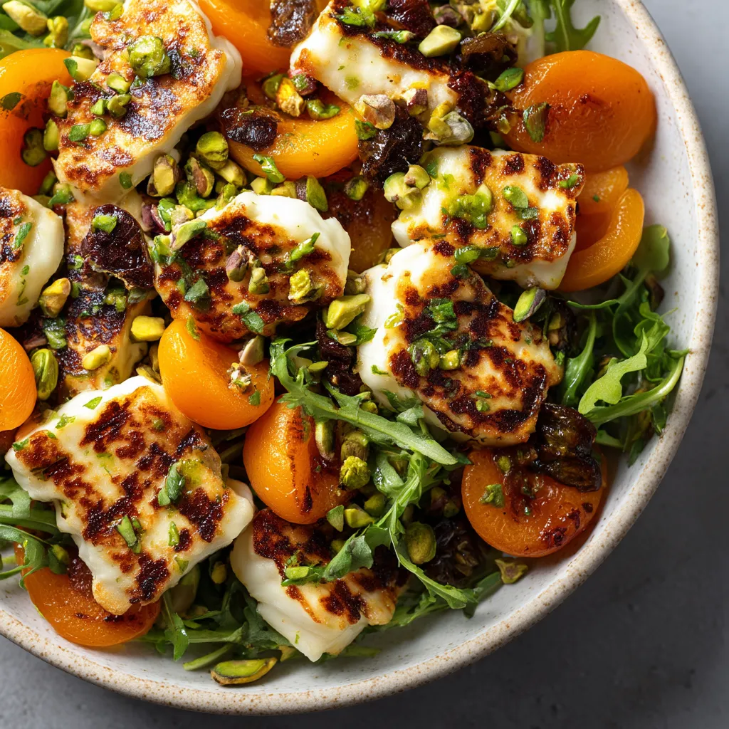 Une assiette de salade contenant des légumes et des fromages.