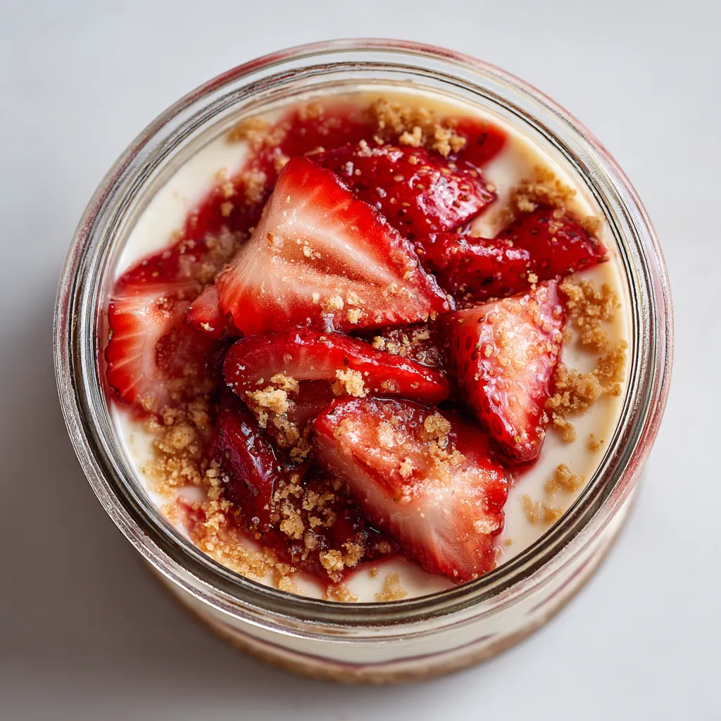 Un compotier rempli de crème et de fruits rouges.