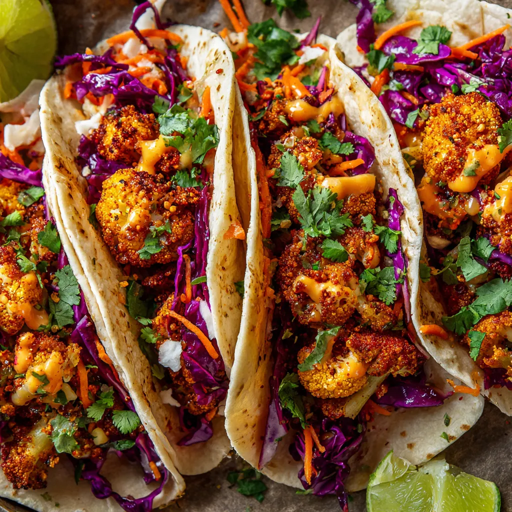 Des tacos colorés avec des légumes verts et des légumes rouges, y compris des carottes.
