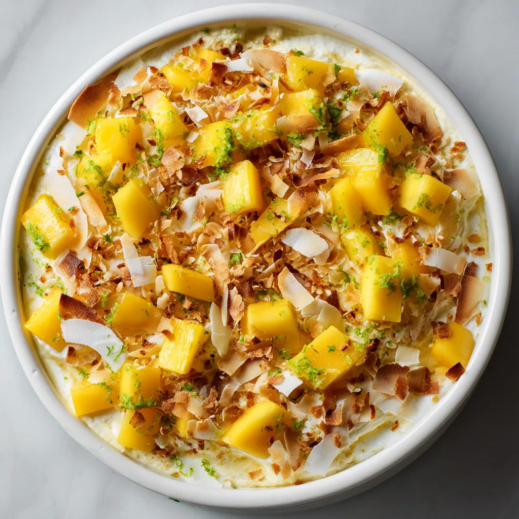 Une assiette de desserts avec des fruits et des herbes vertes.