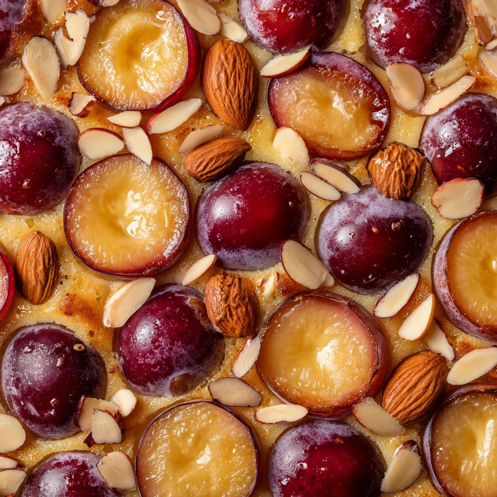 Une pâte de mirabelle et d'amandes.