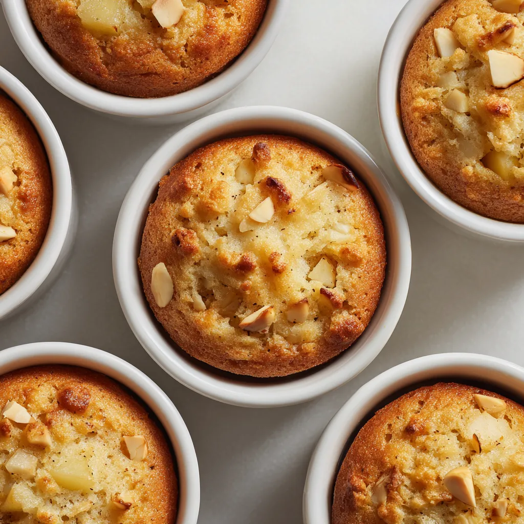 Une table avec six assiettes contenant des muffins.