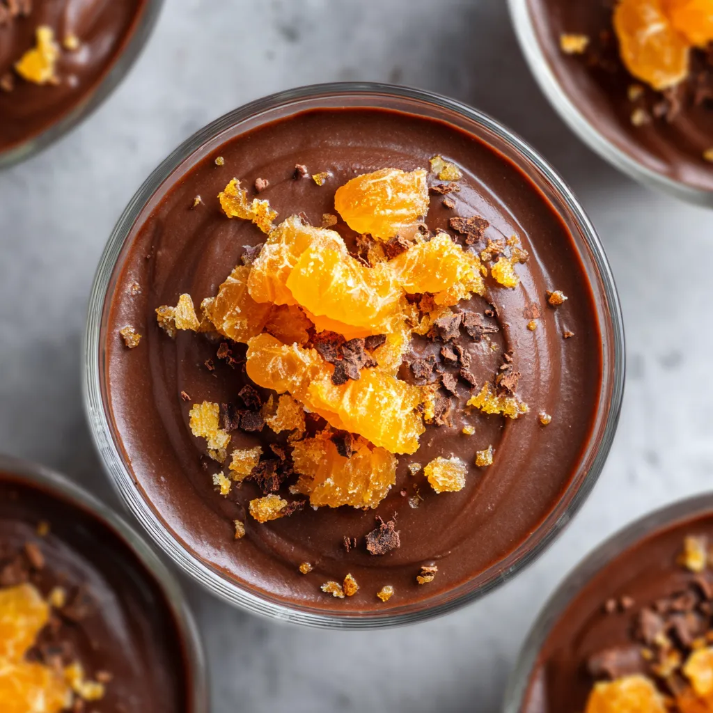 Une tasse de chocolat avec des oranges.