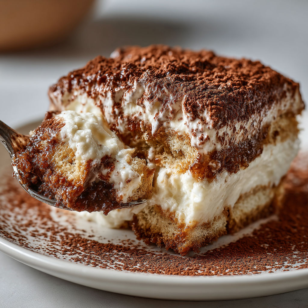 A slice of Tiramisu à la Chicorée.