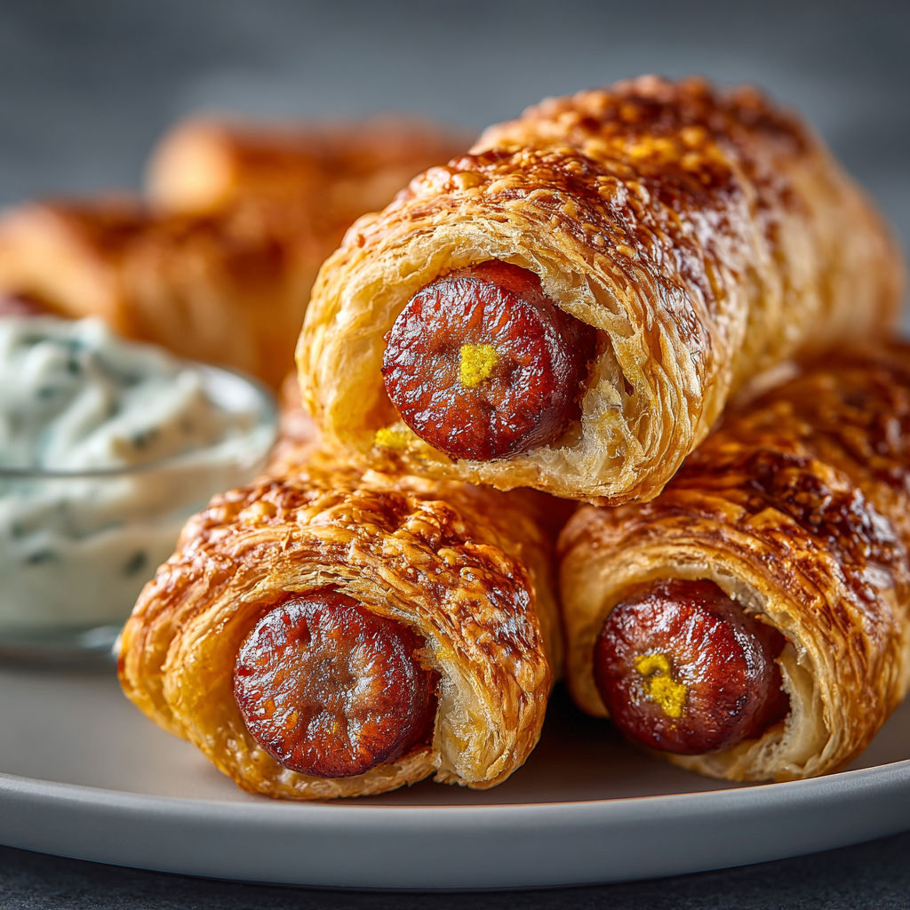 Saucisses feuilletees momie dijon.