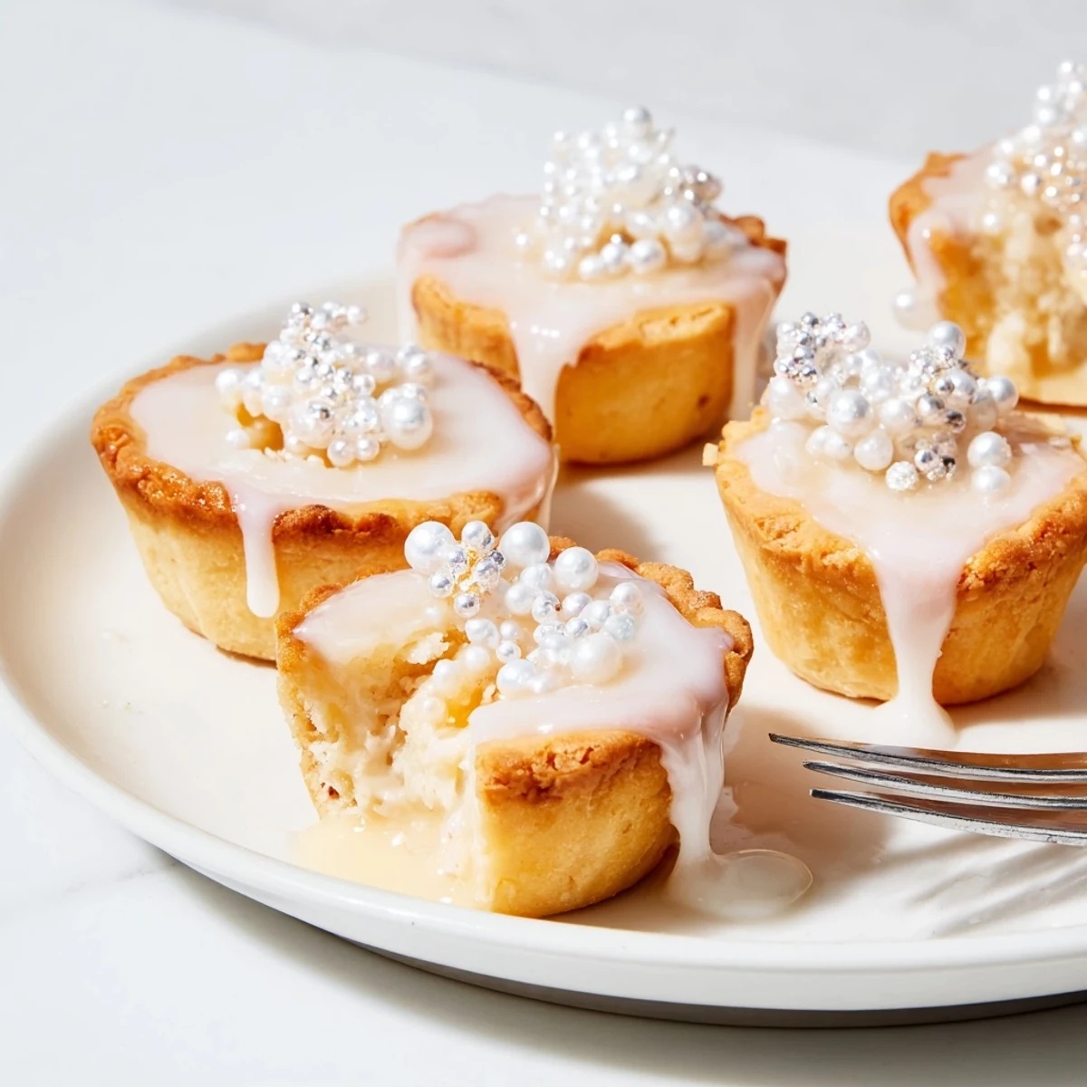 Tartes tendres au frangipane à la crème soda, parfaites pour les fêtes et les collations.