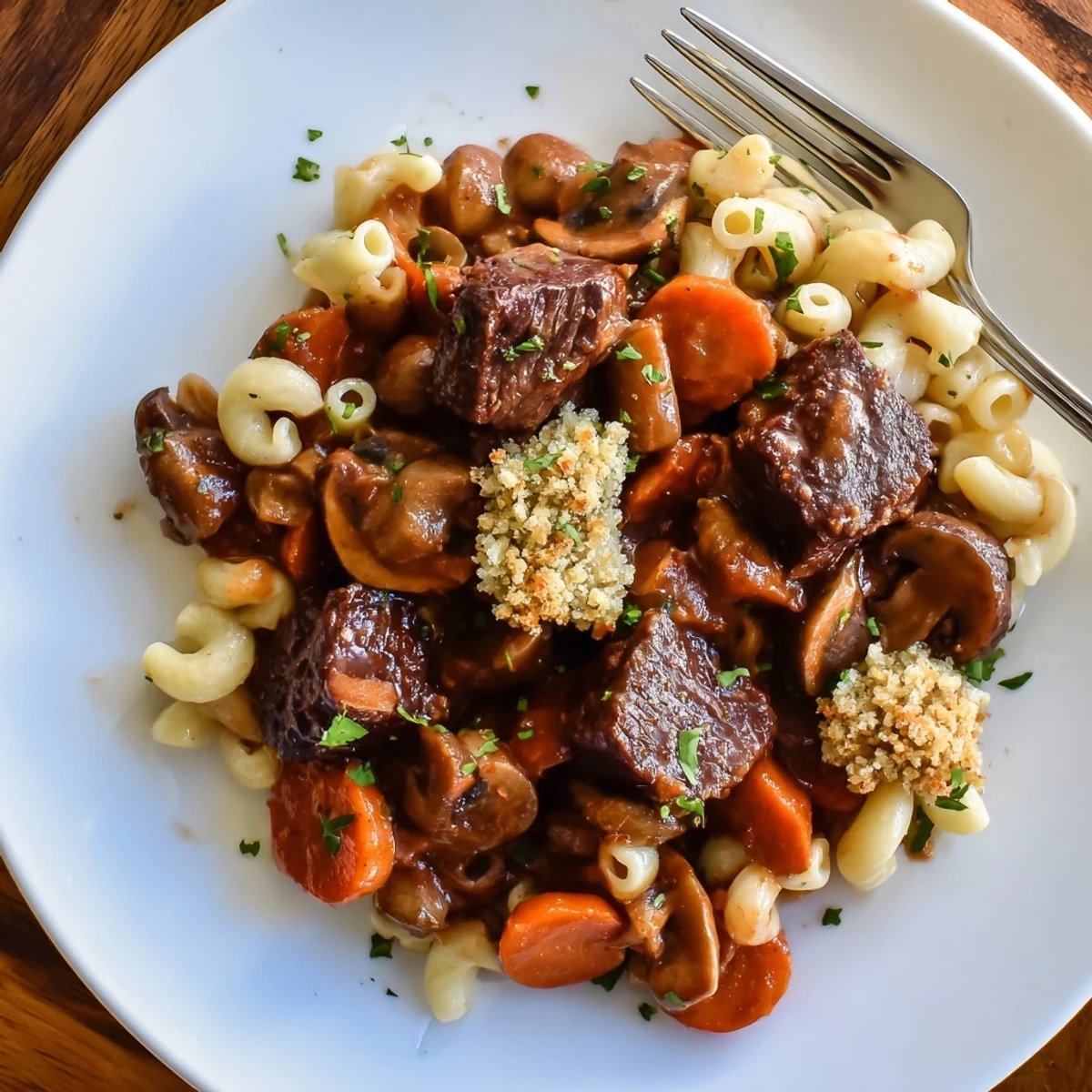 Boeuf Bourguignon Mac Cheese