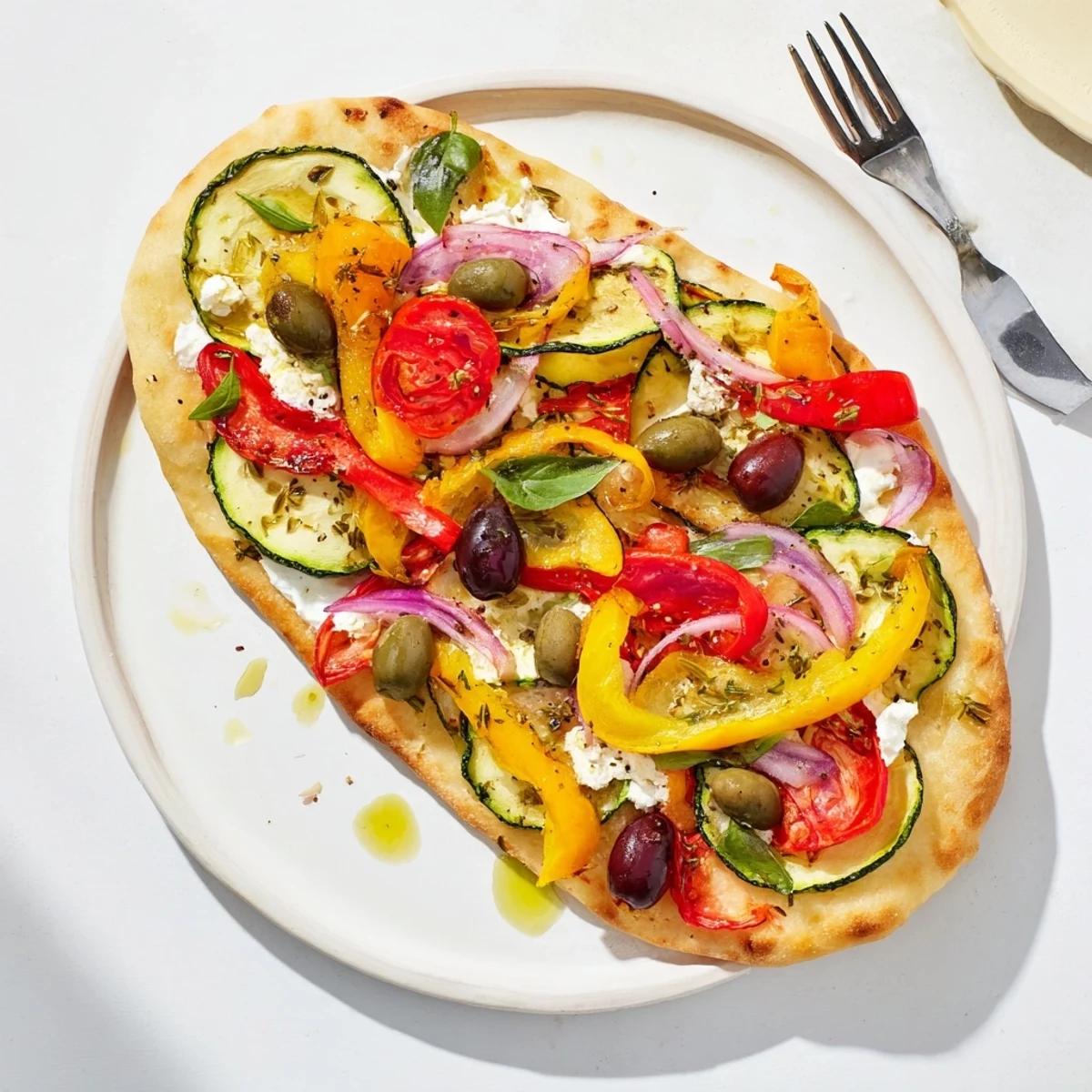 Focaccia légumes herbes Provence