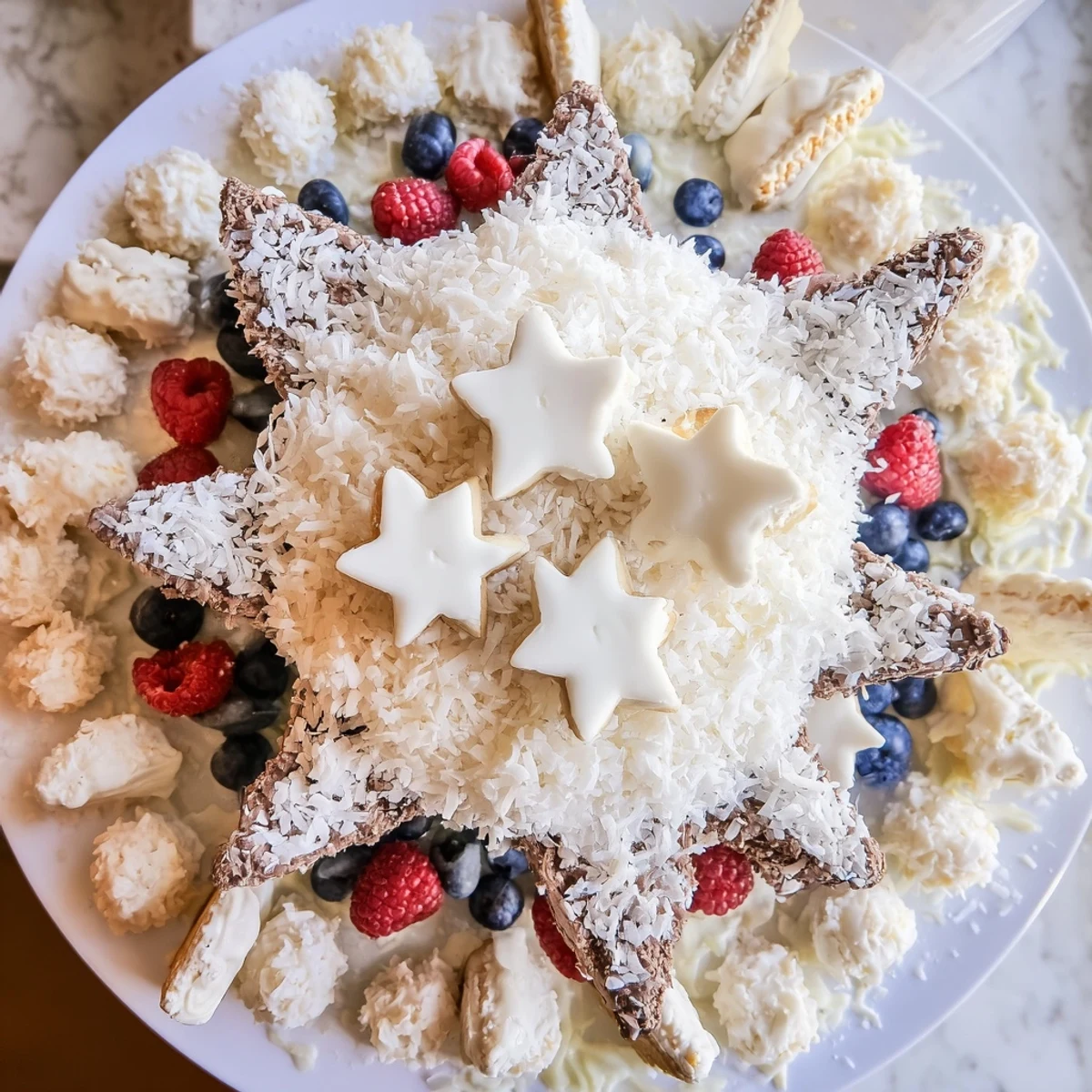 Plateau douceur flocons neige