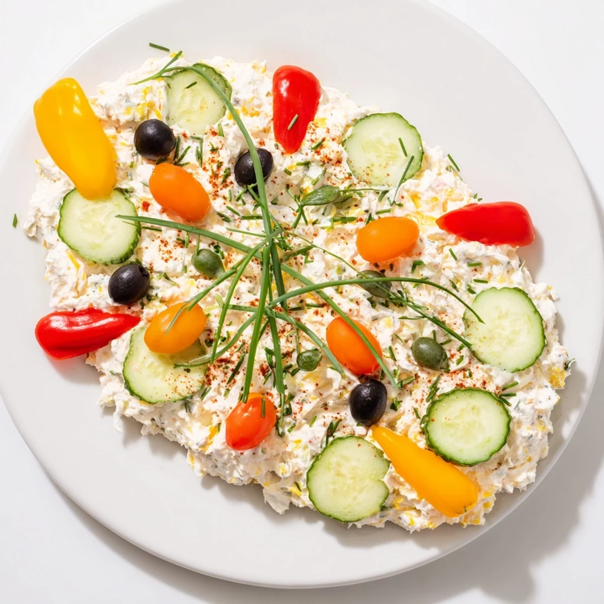 Here are the three ALT text options for the Christmas Lights Appetizer Spread: