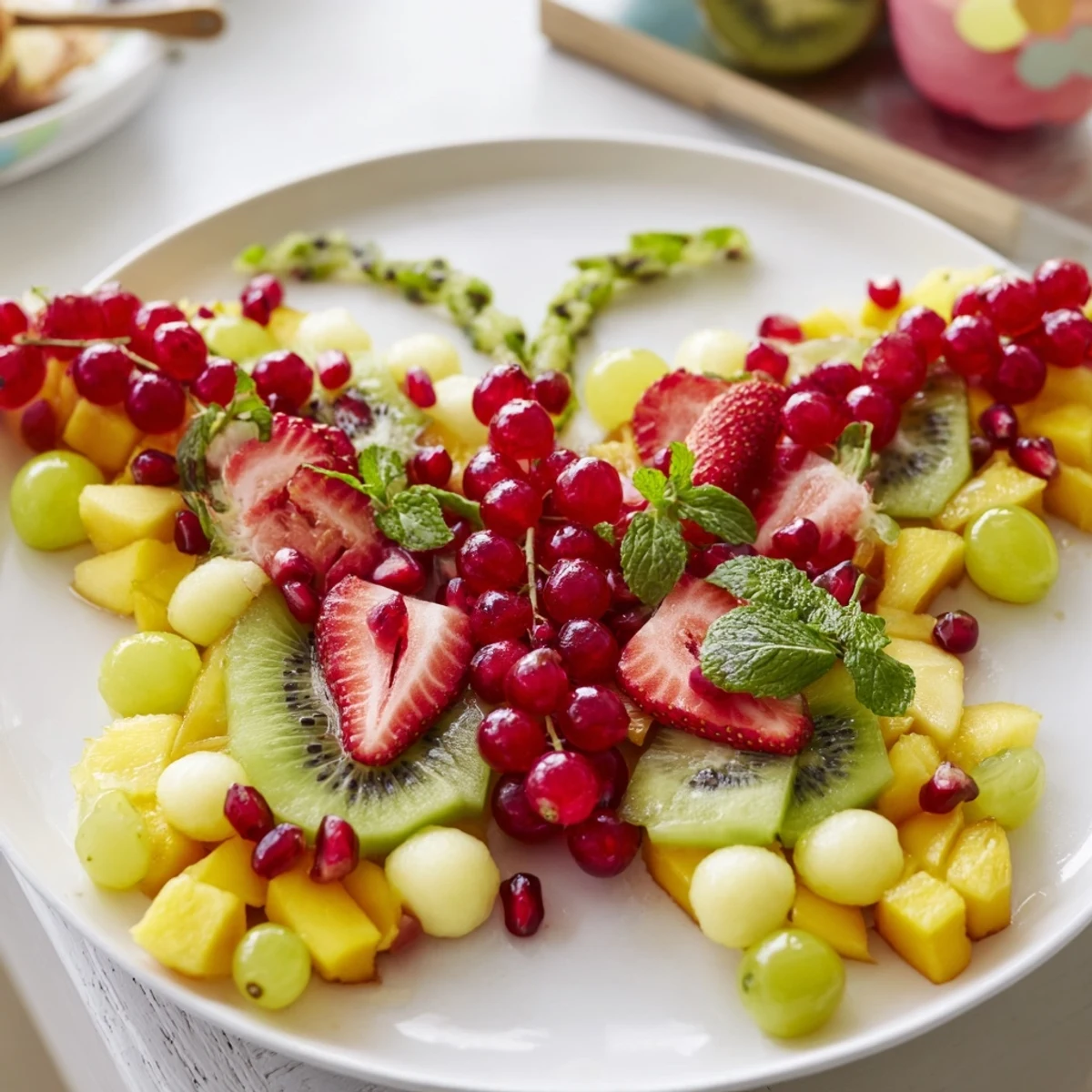 * Une création artistique, un papillon de fruits d'été vifs, plein de saveurs et parfaitement rafraîchissant.