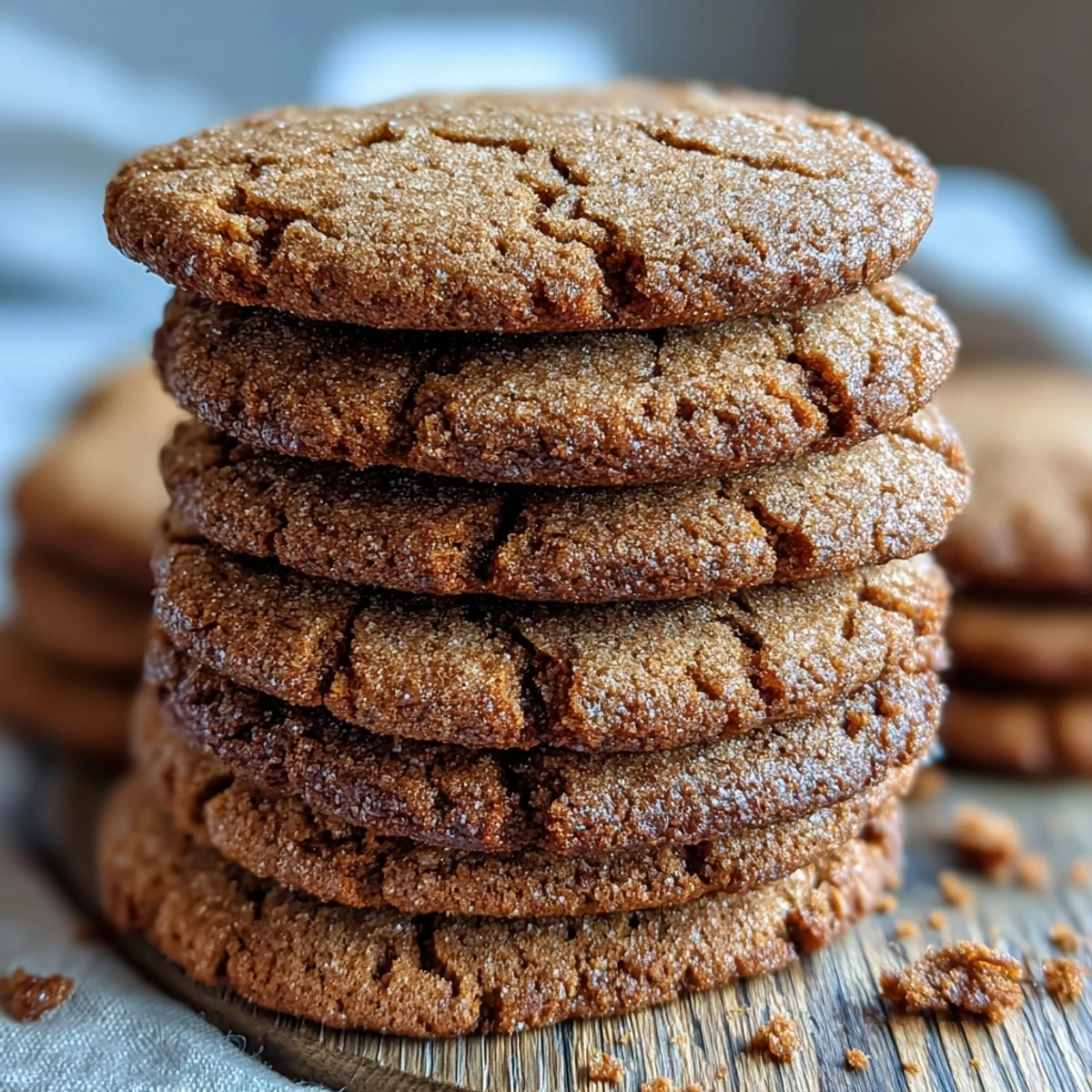 Délicieux Hojicha Cookies aux reflets brun foncé, encore tièdes sur une plaque de cuisson après une cuisson parfaite.