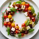 Olive and Cherry Tomato Garland