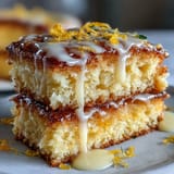 Gâteau au citron avec glaçage au citron