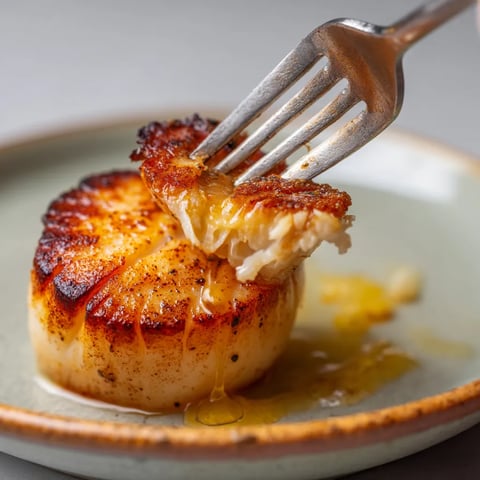 Une personne tire une coquille de son assiette.
