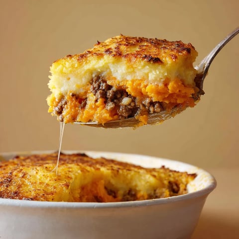 Une portion de Hachis Parmentier à la Courge Butternut est servie dans un bol.