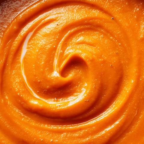 Une soupe à la patate douce, carotte et gingembre.