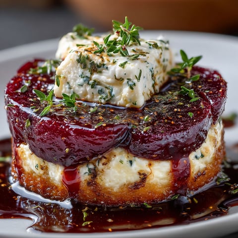 A plate of food with a sauce on it.