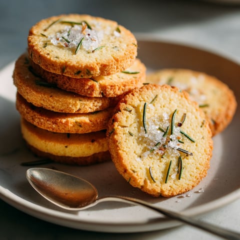 A plate of cookies with a spoon on it.