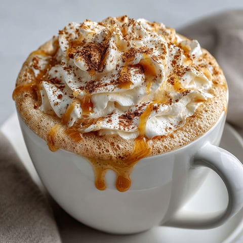 A cup of pumpkin spice latte allégé.
