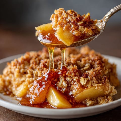 A plate of croustillant express aux pommes et à la cannelle.