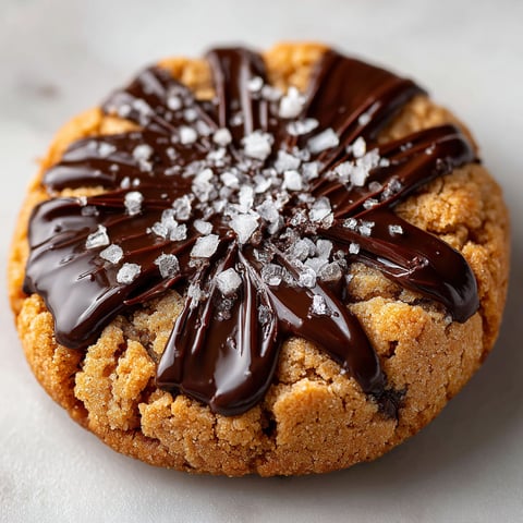 A chocolate covered cookie with a white sugar center.