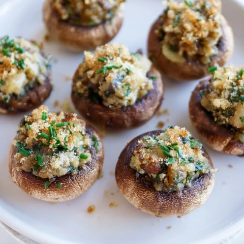 Delicious Enchanted Forest Mushroom Nibbles, golden and bubbling, ready to enjoy as a flavorful appetizer.