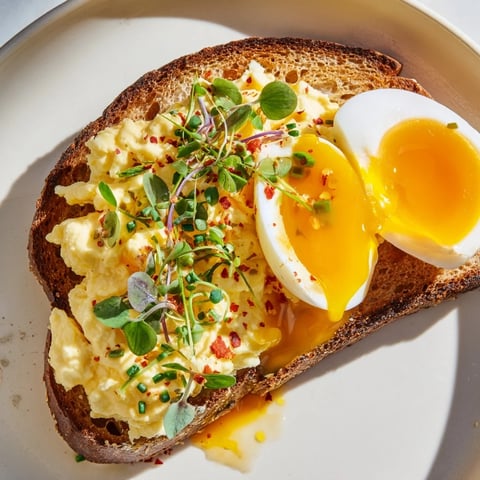 Here are the 3 ALT image texts for "Egg Flight Toast":