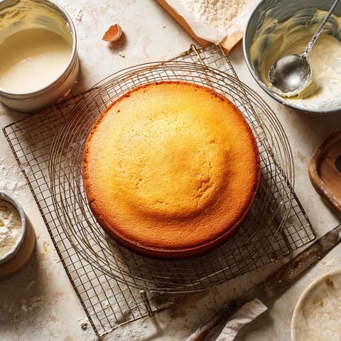 Une tarte au citron est sur un grill.