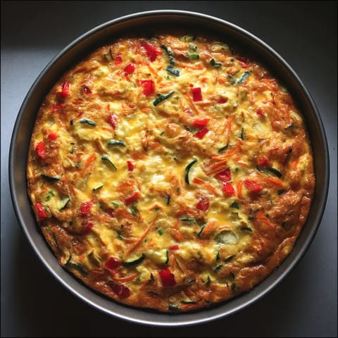 Une tarte au citron et aux légumes colorés.