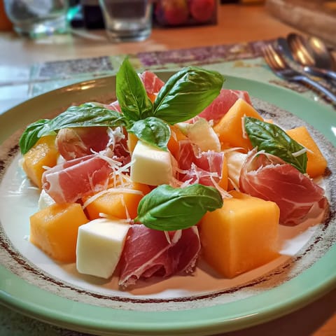 Une assiette de fruits et de fromage.