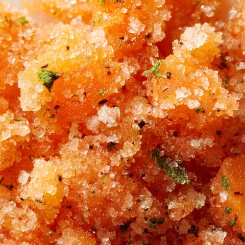 Une pile de sucre en poudre.