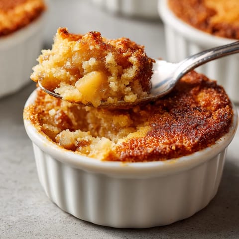 Une petite tarte au citron est servie dans un petit bol.