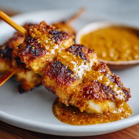 A plate of food with a sauce on it.