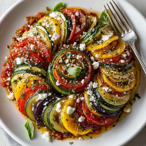 A plate of food with a fork on it.