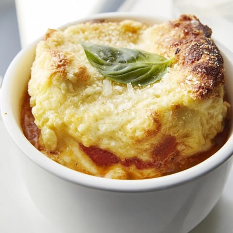 Cheese Soufflé Lasagne Soup Bowls