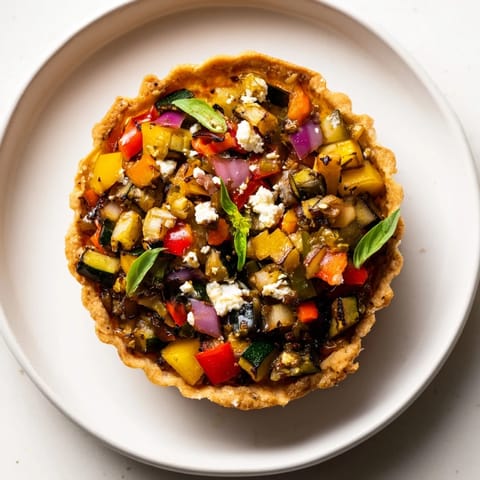 Pickle ratatouille mini tartes