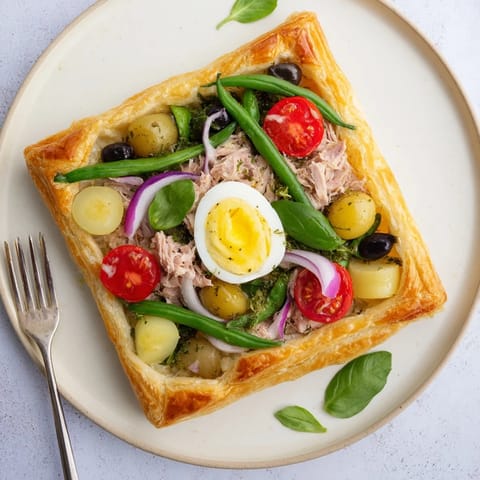 pâte feuilletée salade niçoise