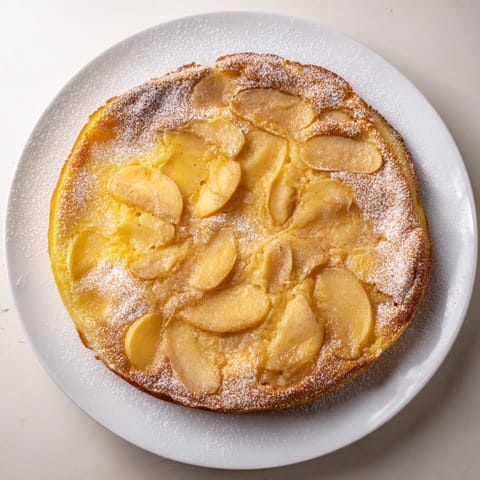A baked Apple or Pear Clafoutis, with a dusting of powdered sugar, is a perfect dessert.