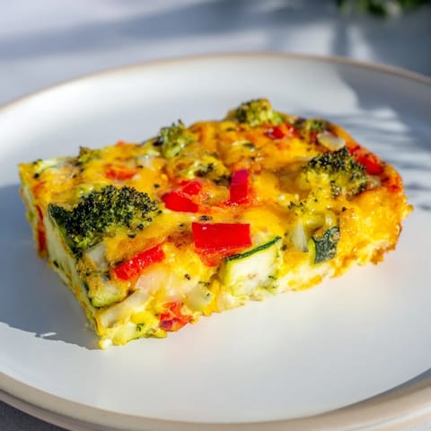 Quiche végétale sans croûte