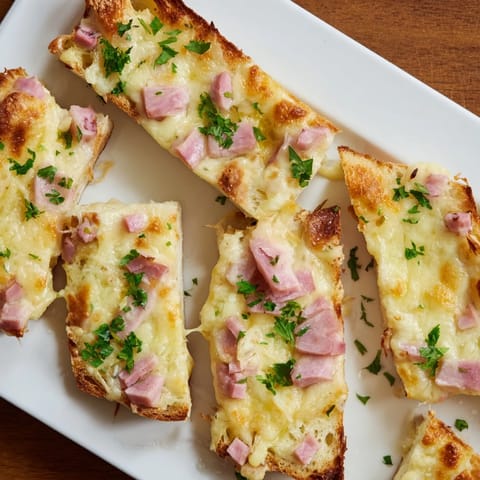 Leftover Baguette Croque Monsieur