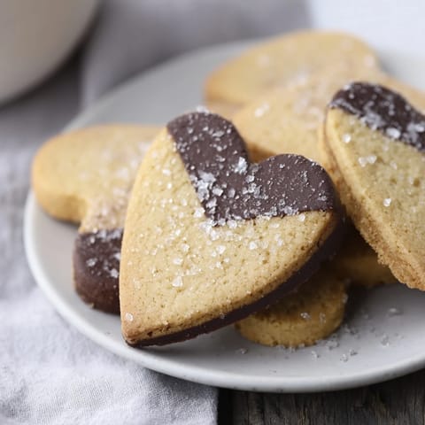 French shortbread hearts