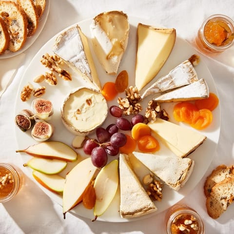 Plateau fromages fruits secs