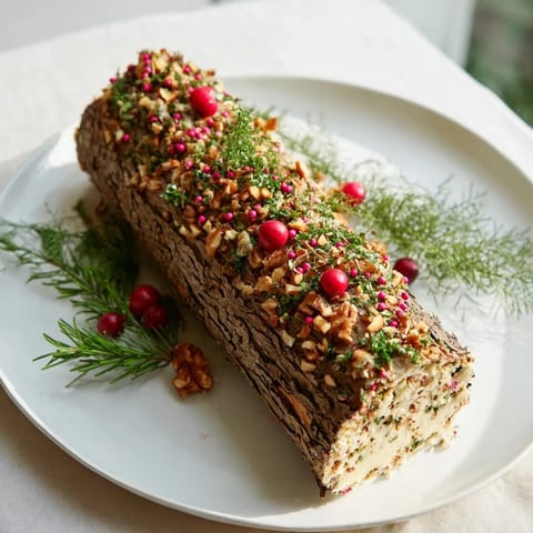 Bûche Fromage Festive Épicée