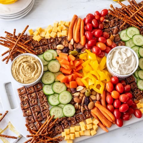 Urban grid snack platter