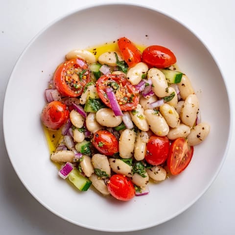 Salade blanche méditerranéenne